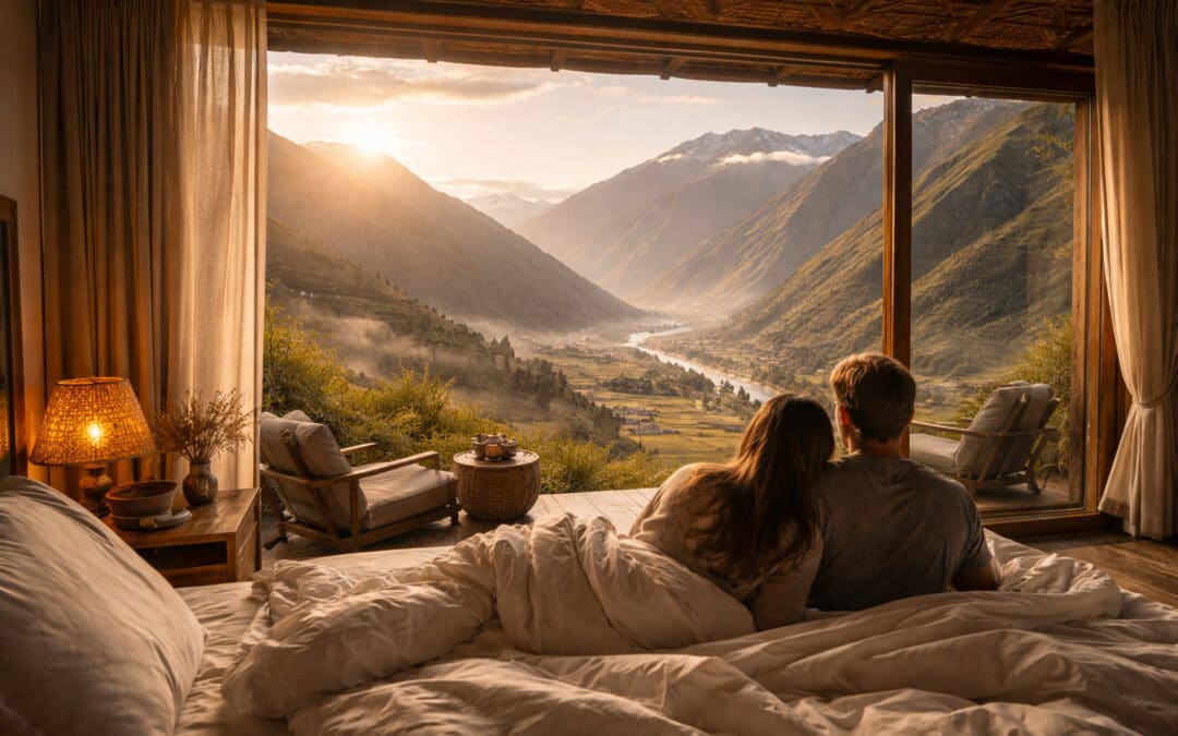 Se réveiller face aux montagnes : l’art de voyager autrement